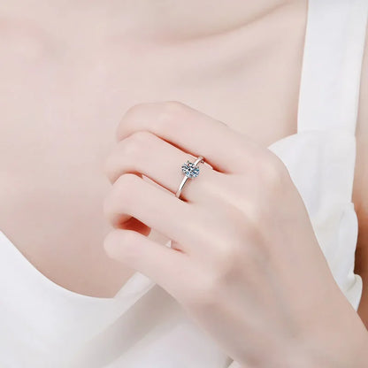 New Style Female PT950 Platinum Wedding Band for Women VVS1 D Color 1CT Pigeon Egg Shape Moissanite Diamond Luxury Fitting Party