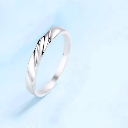 Engagement 18K White Gold Men Women Wedding Band Lover Moissanite Diamond Girl Birthday Gift Couple Rings Unisex Valentine's Day