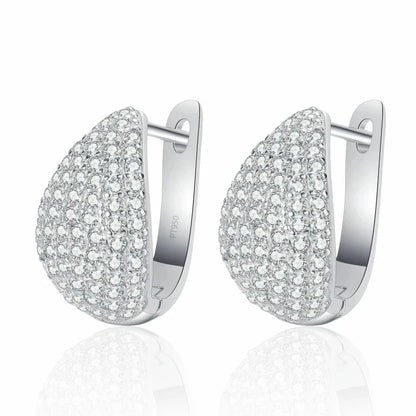 Girlfriend Birthday Gift PT950 Platinum Drop Earrings Women Wedding Fine Jewelry 1.31CT Moissanite Diamond Lady Valentine's Day