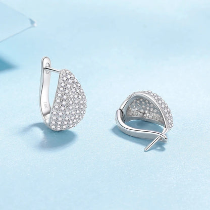 Classic White Gold 18K Waterdrop Fine Jewelry Pear Shaped Wedding Stuff 1.31 Carat VVS1 D color Moissanite Diamond Drop Earrings